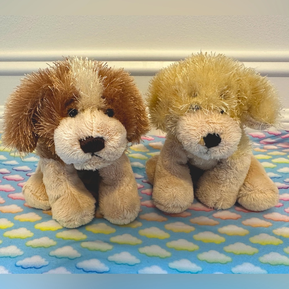 Webkinz Lil’ Kinz Duo Golden Retriever and Cocker Spaniel (Good Condition)